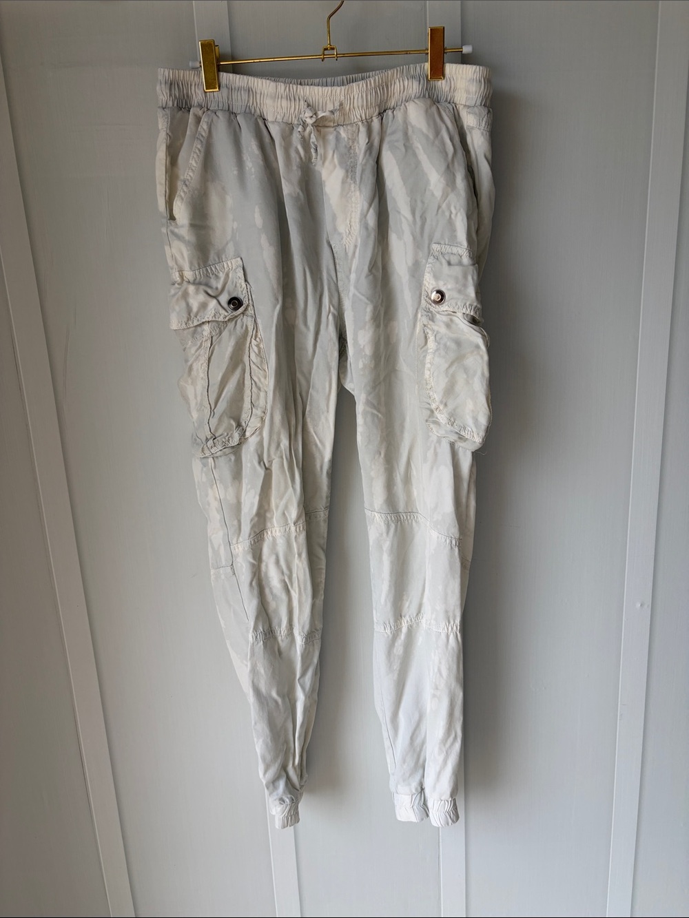 Vintage Havana Light Gray Cargo Jogger Pants